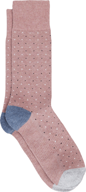 Awearness Kenneth Cole CHILLFLEX Microdot Socks, Mauve - Pink | Socks |  Men's Wearhouse