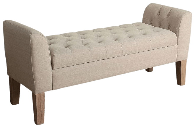 Tufted deals settee bench