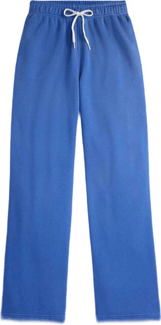 Women's Drawstring Fleece Wide-Leg Sweatpant