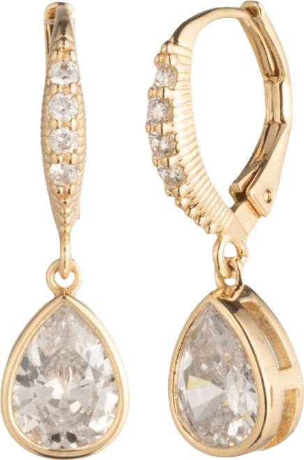 Cubic Zirconia Chandelier Earrings