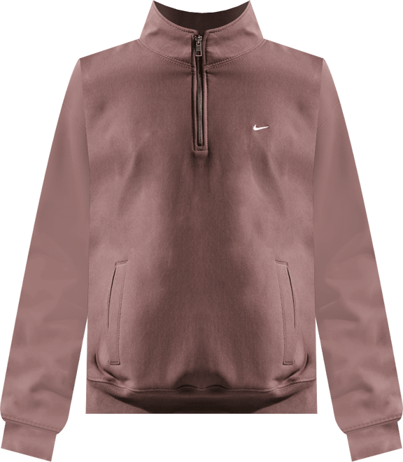 Nike Solo Swoosh Fleeceoverdel med glidelås i kvart lengde til herre