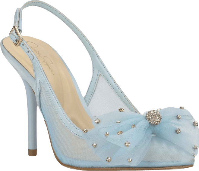 Women's Lavilra Bow Mesh Slingback Pumps