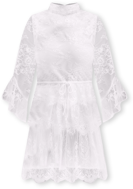 Women's Norah Ruffled Lace Mini Dress