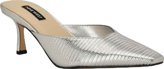 Women's Camenla Snip Toe Kitten Heel Mules