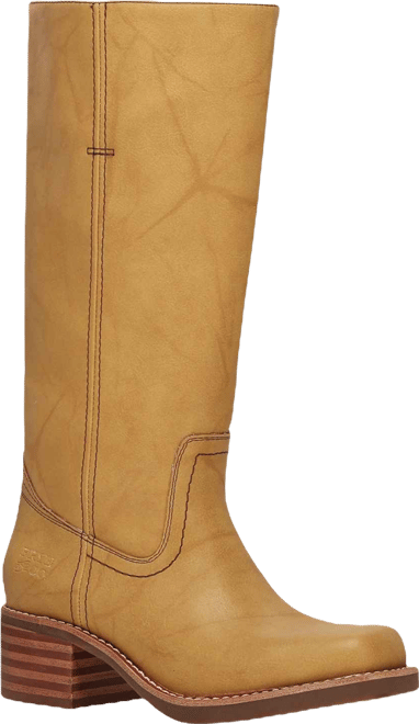 Women's Miranda Leather Stacked Heel Boots