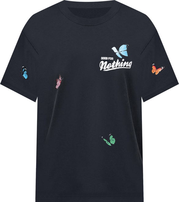 Women's Flight Butterfly Print Relaxed Tee