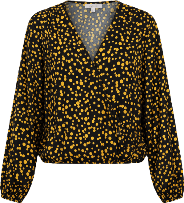 Women's Polka Dot Straight Blouse