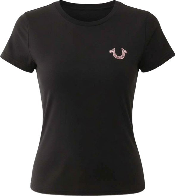 Women's Crystal Crew Neck T-Shirt