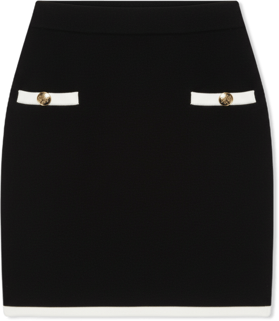 Women's Denver Knit Mini Skirt with Contrast Trim
