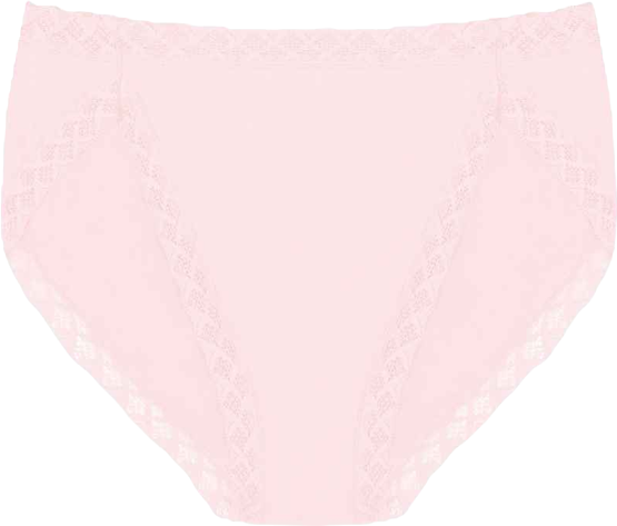 Bliss Lace-Trim Cotton Brief Underwear 156058