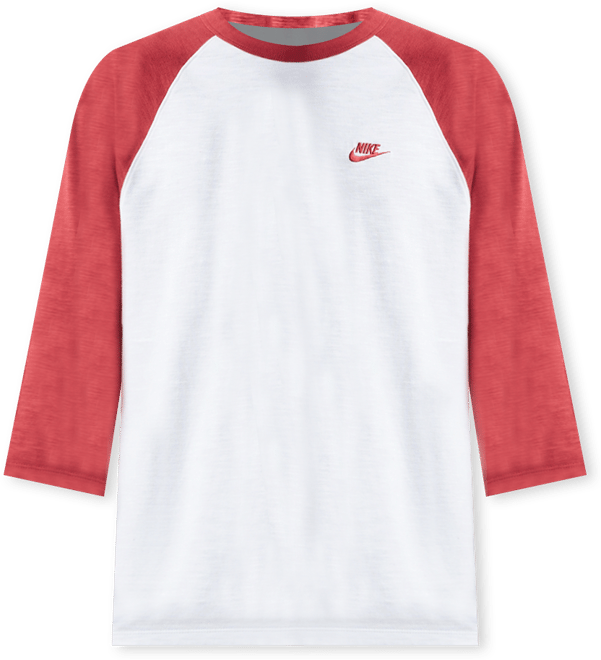 Nike Sportswear Club Playera de manga 3/4 raglán para hombre