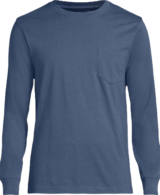 Big & Tall Super-t Long Sleeve T-Shirt with Pocket