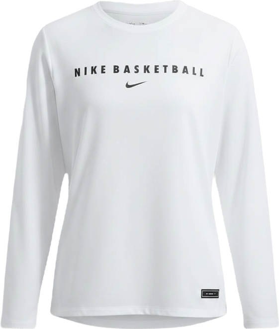 Nike Camiseta de baloncesto de calentamiento de manga larga Dri-FIT - Mujer