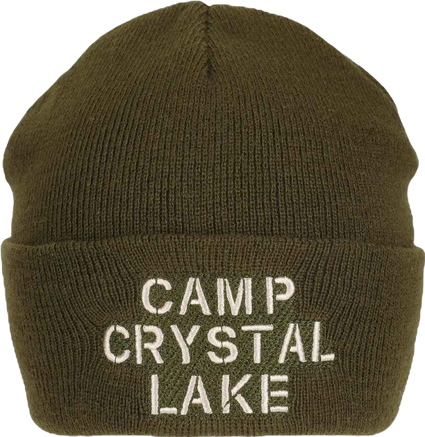 Men's Camp Crystal Lake Adult Ribbed Knit Beanie