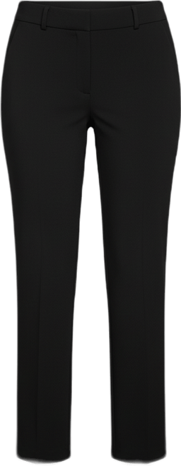 Petite Classic Fit Clean Straight Leg Ankle Pants