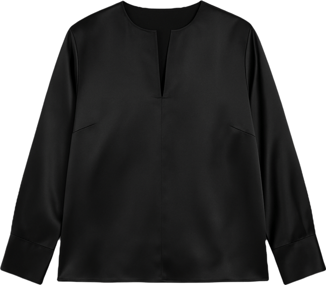 Women's Deconstructed Neckline Blouse