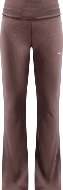 Nike Sportswear Chill Knit Eng geschnittene Ripp-Hose mit mittelhohem Bund (Damen)