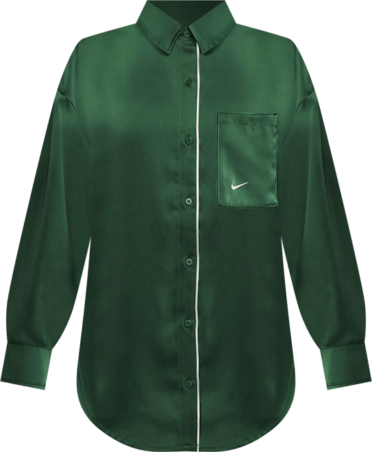 Nike Sportswear Women's Oversized Satin Long-Sleeve Top
