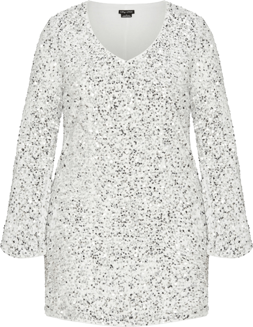 Plus Size Sequin Neptune Dress