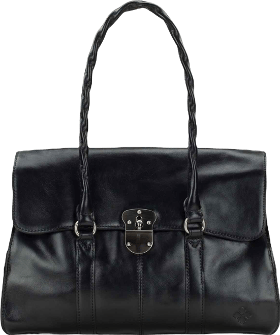 Vienna Twist-Lock Satchel Bag