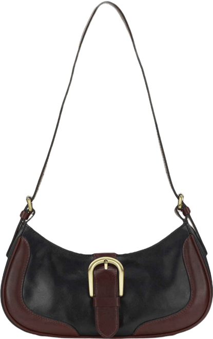 Valdieri Adjustable Baguette Handbag