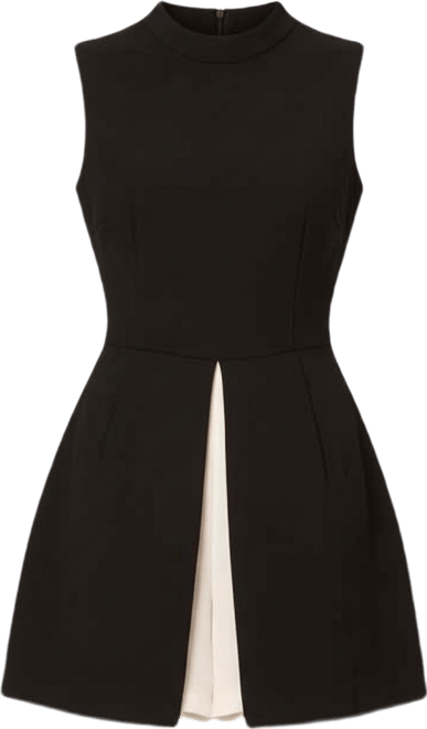 Women's Color Block Crewneck Romper