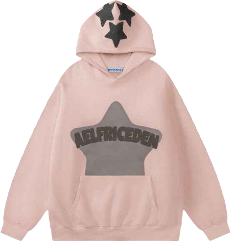 Women's Vintage Embroidery Eden Star Pullover Hoodie