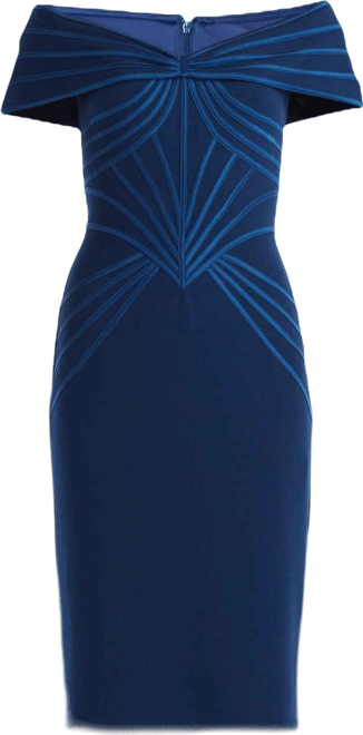 Women's Meridian Sundial Off-Shoulder Dress