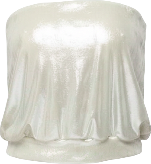 Women's Leira Silky Sparkly Strapless Top