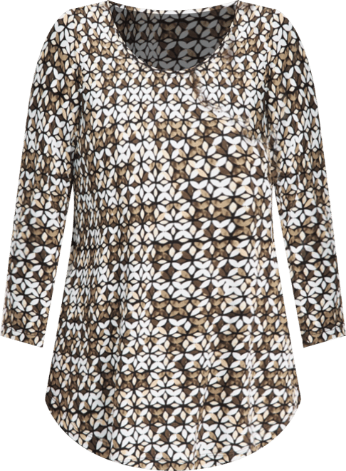 Emerald Shapes Scoop Neck Top, Macy's Exclusive