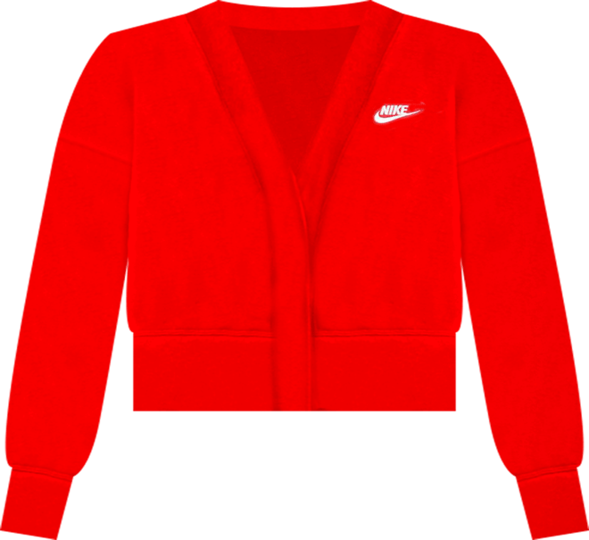 Nike Sportswear Club Fleece Cárdigan holgado para mujer (talla grande)