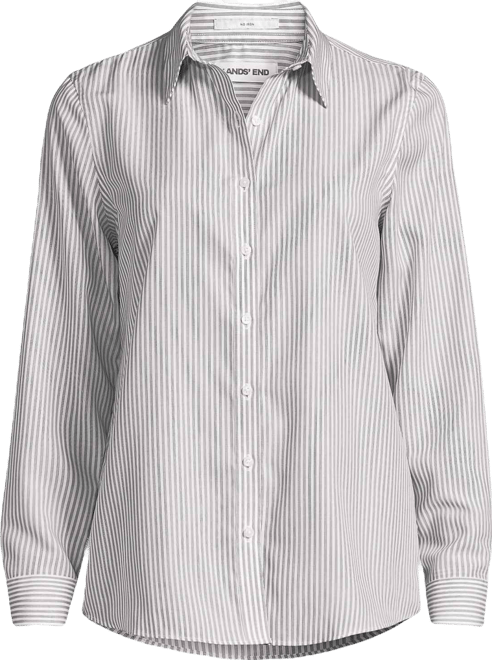 Women's No Iron Button Front Shirt