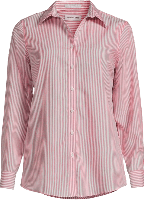 Women's No Iron Button Front Shirt