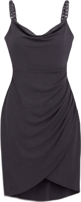 Women's Chain-Trim Bodycon Dress