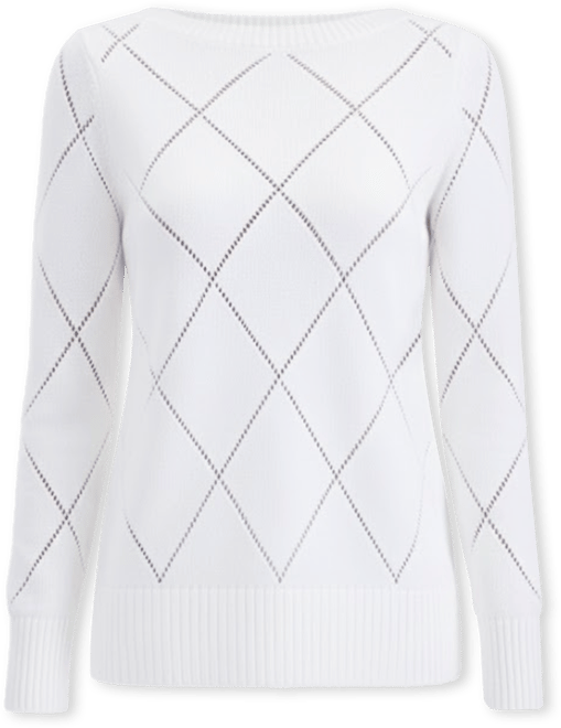 Women's Pointelle Boat-Neck Sweater, Macy's Exclusive