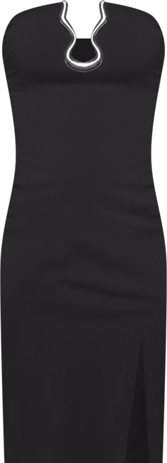 Juniors' Strapless Midi Dress