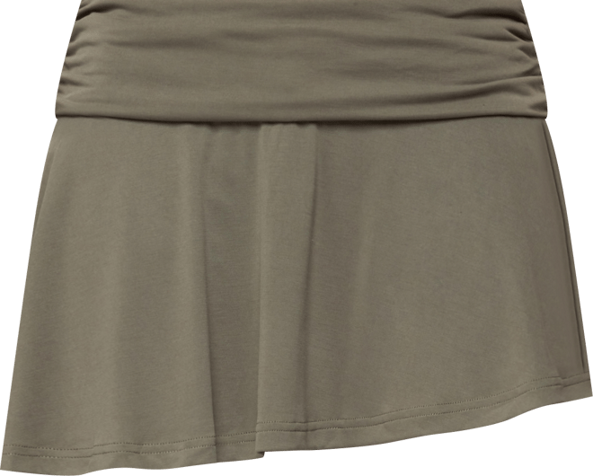 Women's Janah Asymmetric Fold Over Mini Skort