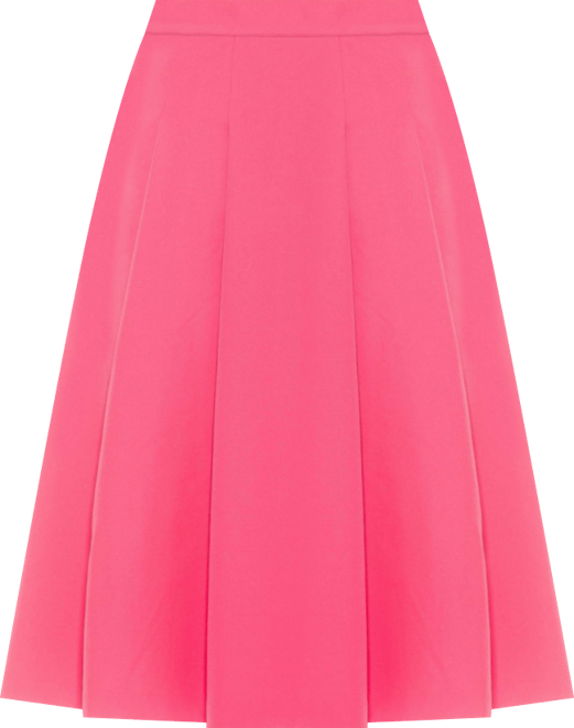 Women's Illia Pleated Midi Skirt With Waistband