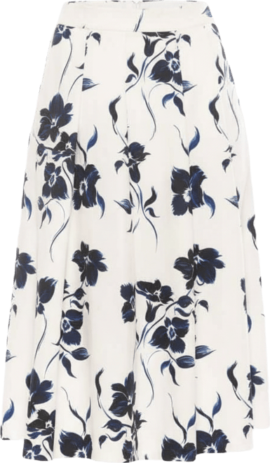 Women's Illia Pleated Midi Skirt With Waistband