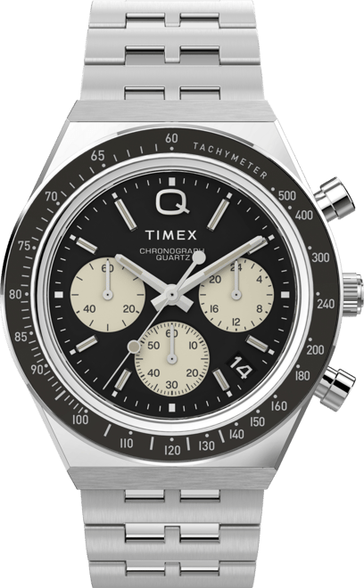 Men's Analog Silver-Tone Stainless Steel Watch, 40mm