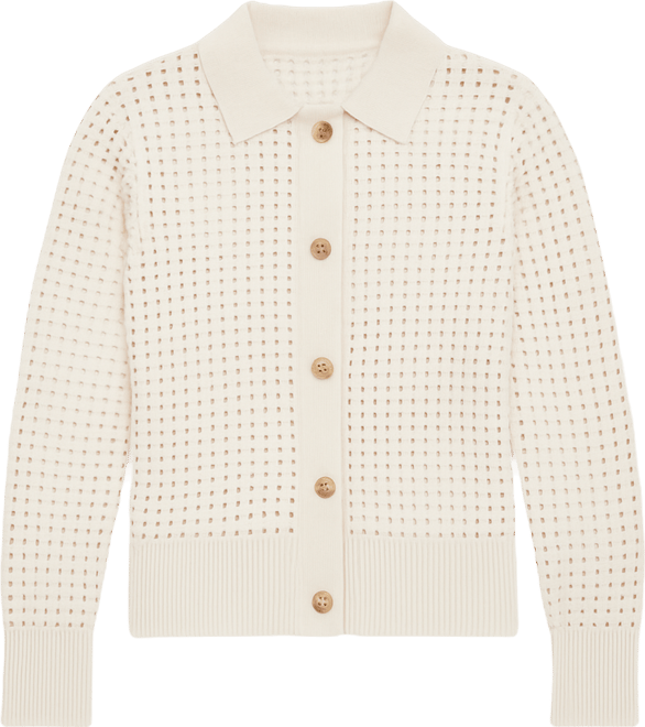 Women's Cotton Open-Stitch Cardigan Sweater, Macy's Exclusive