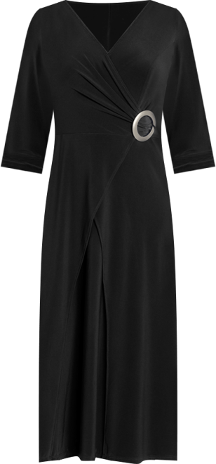 Women's Pleated Crochet Open Back Maxi Dress