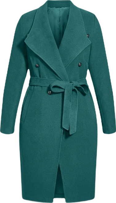 Plus Size Sassy Military Coat