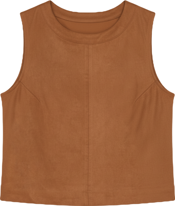 Women's Charles Faux Sueded Top