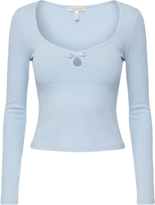 Women's Madder Keyhole Cutout Top