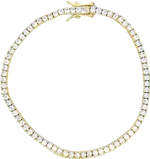 Vermeil and Cubic Zirconia Bracelet