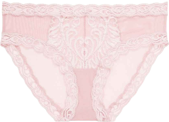 Feathers Low-Rise Sheer Hipster Underwear Lingerie 753023