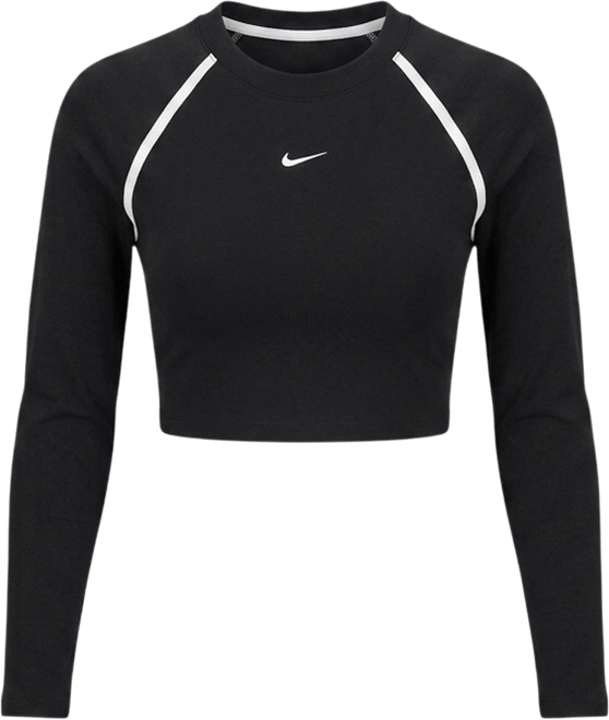 Nike Sportswear เสื้อแขนยาวเอวลอยทรงรัดรูปผู้หญิง