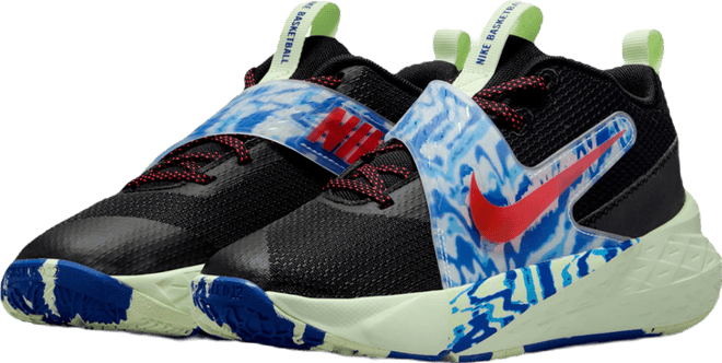 Nike Team Hustle D 12 Tenis de básquetbol para niños grandes