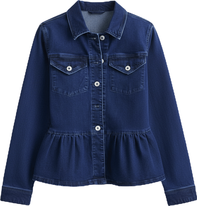 Women's Peplum Denim Jacket, Macy's Exclusive